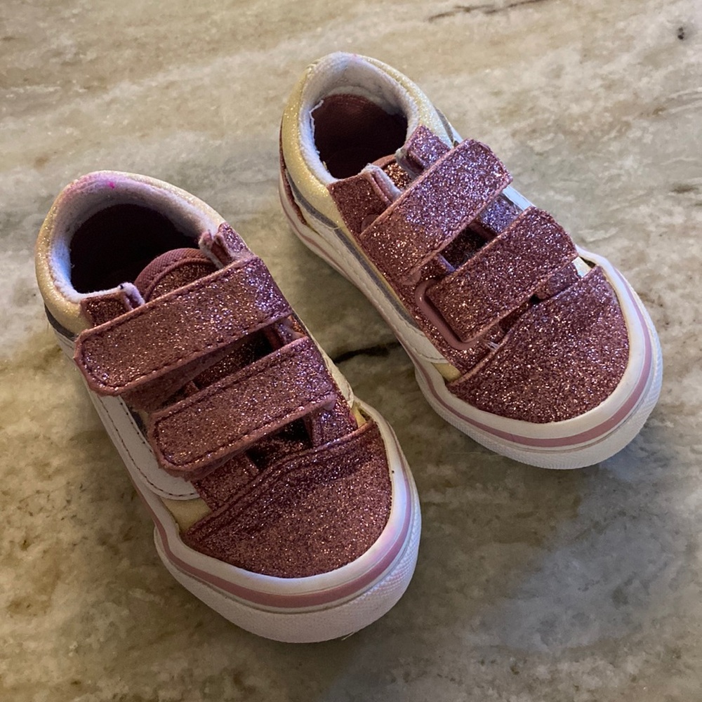 Toddler girls sparkly vans